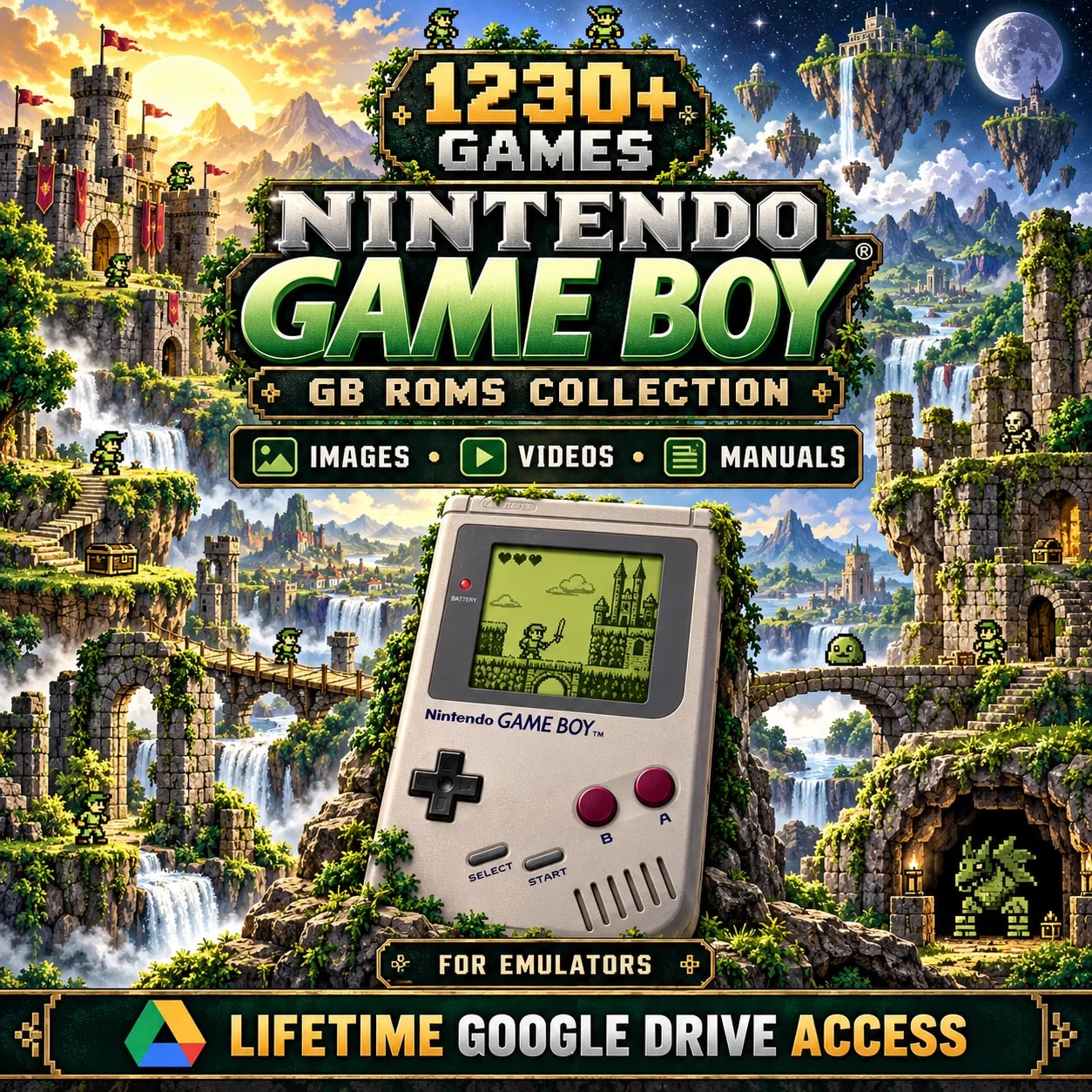 Nintendo Game Boy (GB) ROMs Collection – 1230+ Classic Games
